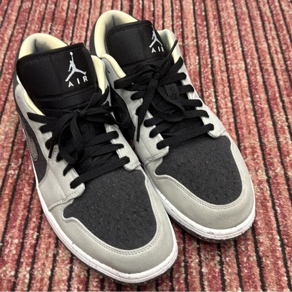Nike Men's Air Jordan 1 Low Se Crater, Lt Smoke Grey Sz 13 - Picture 2 of 9